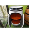 Bar avec barrique de 110l en chêne 1 plateau tournant fût neuf
