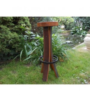 Tabouret de bar assise à la demande ( tissus, chêne)